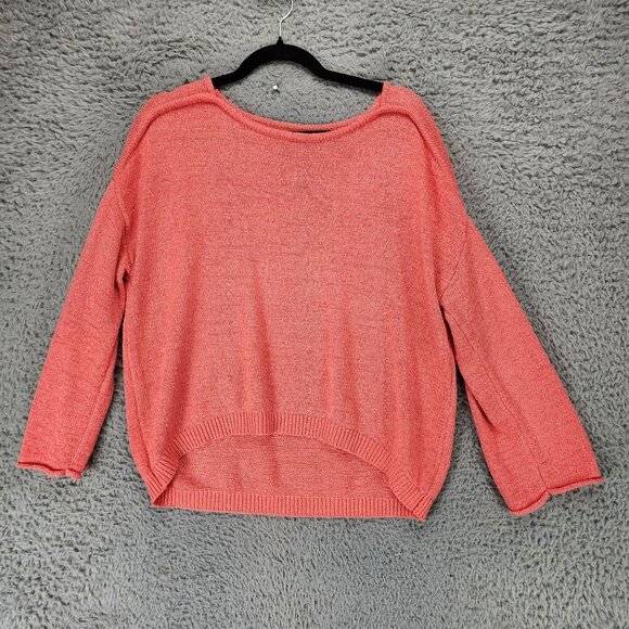 8178 Sweater Womens Medium Pink Long Sleeve Pullover - Picture 1 of 9